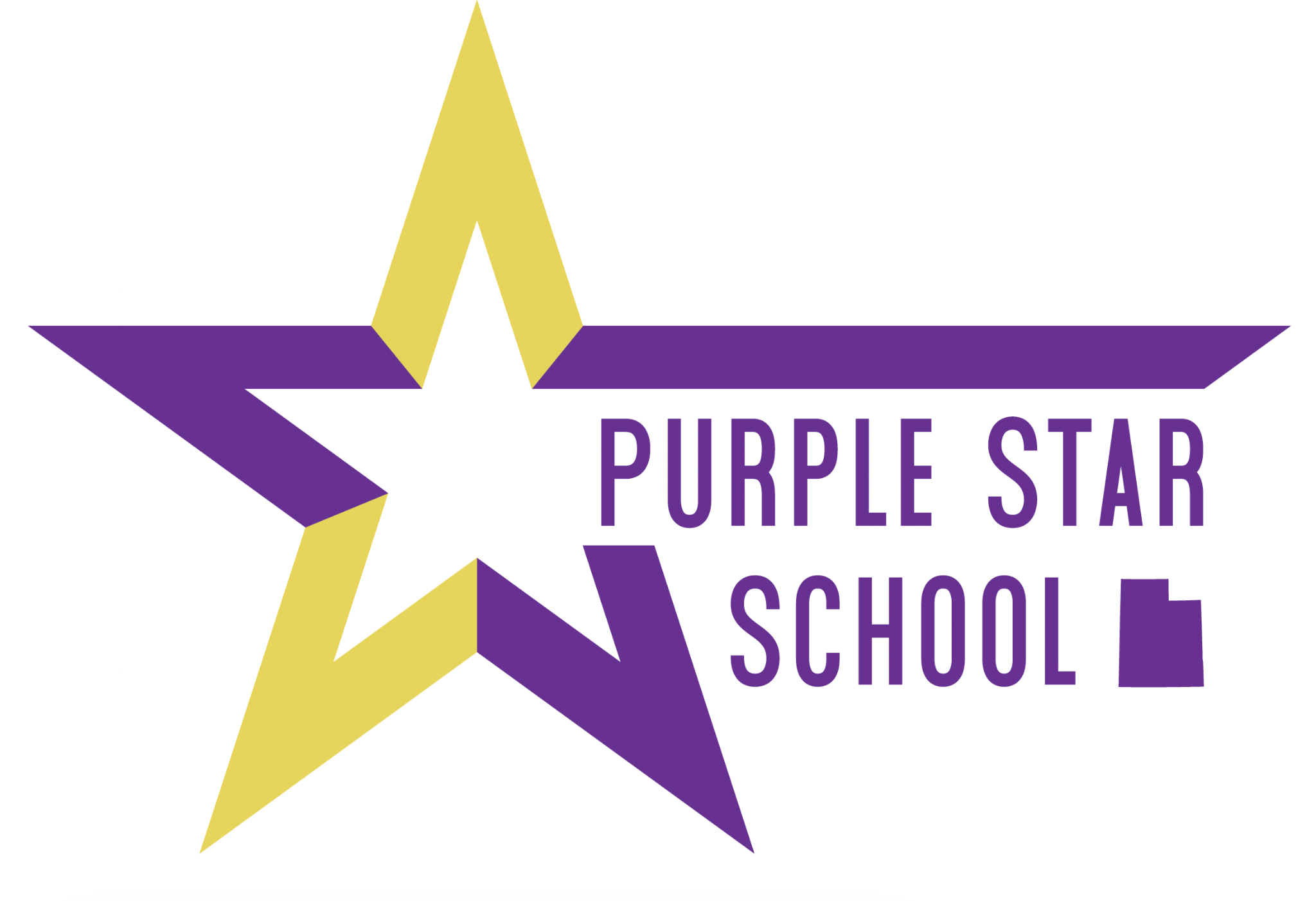 Purple star school logo