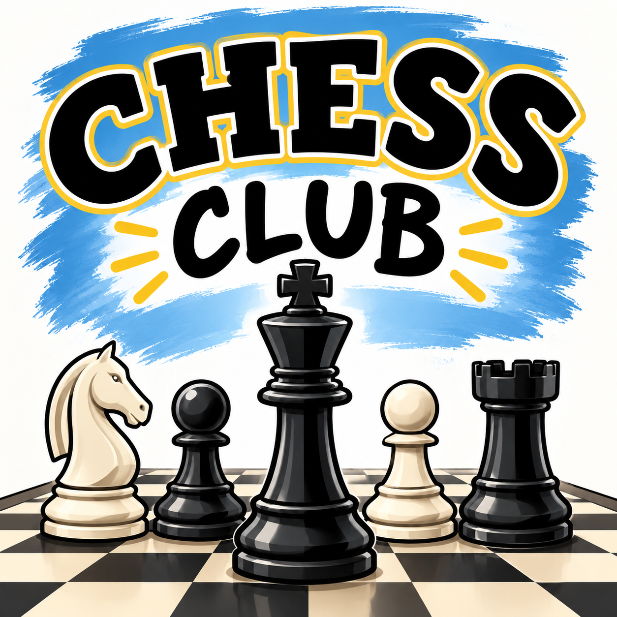 chess pieces on a chess board