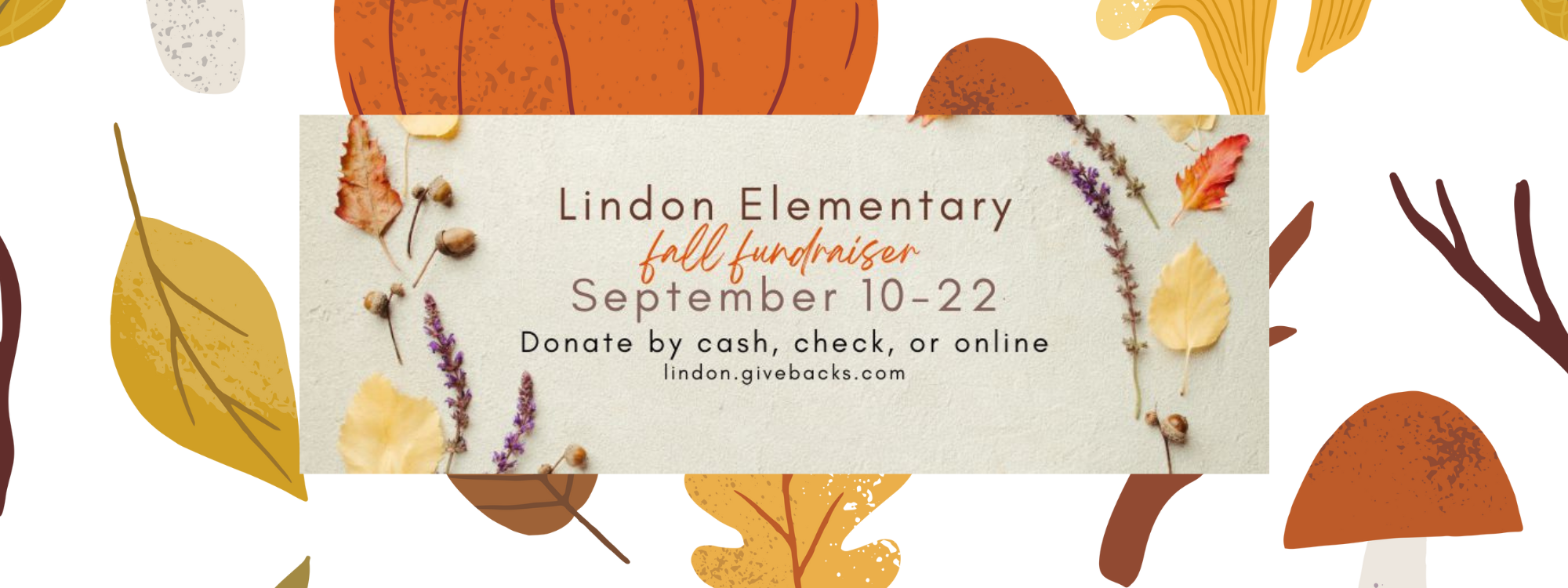 fall leaves fall fundraiser