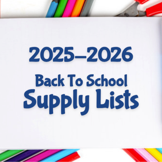 2025-2026 Back to School Supply Lists