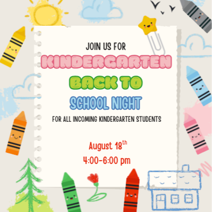 Kindergarten Back to School Night