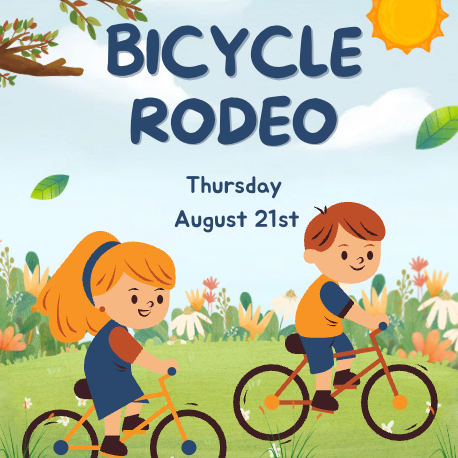 Bicycle Rodeo with two children