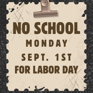 No School reminder clipboard