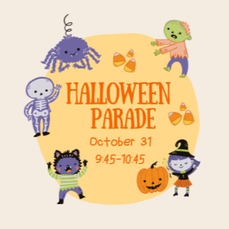 Halloween Parade with costumes