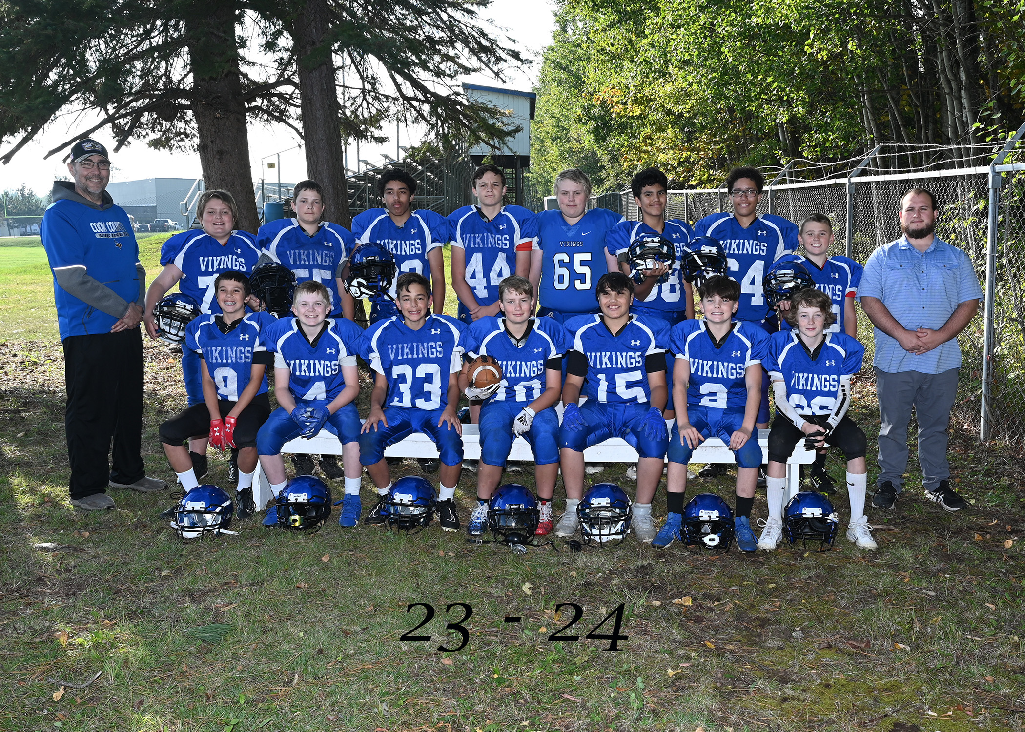 Junior High Football Team 2023