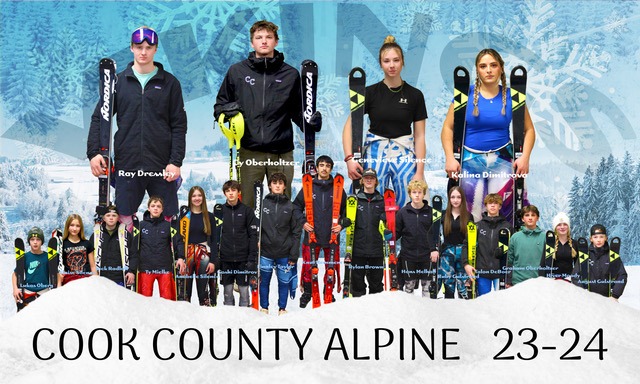 Alpine ski team for 23-24 school year