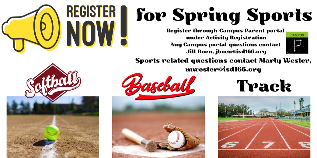 Spring MHSH Sports Registration