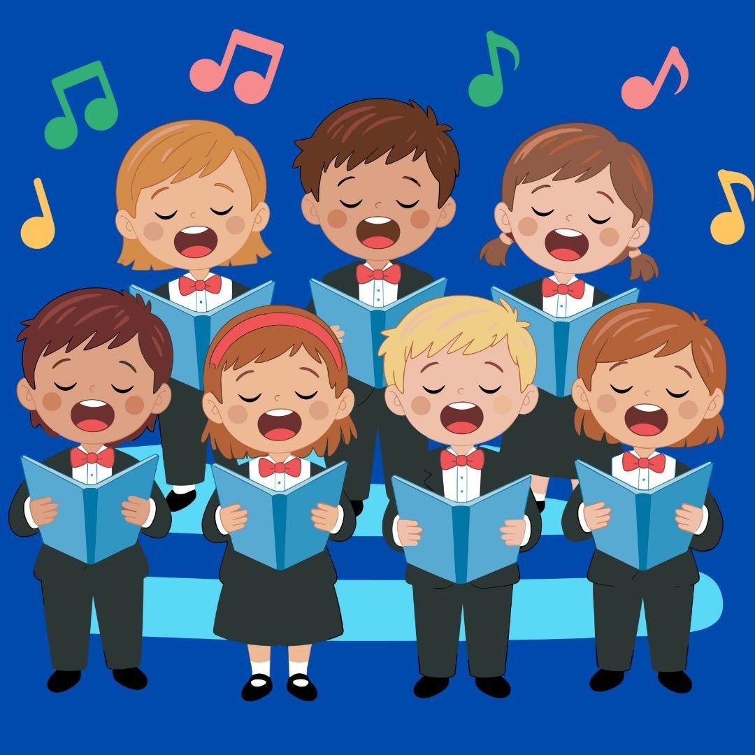 Image of children singing in a choir