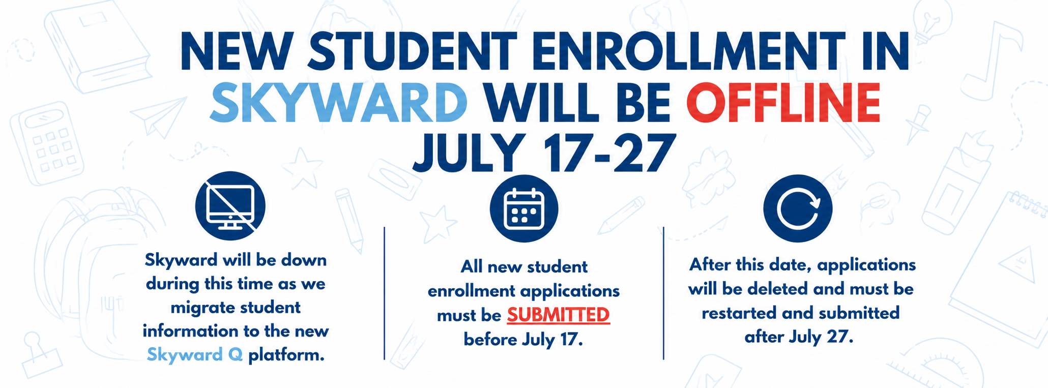 Registration finished by July 17