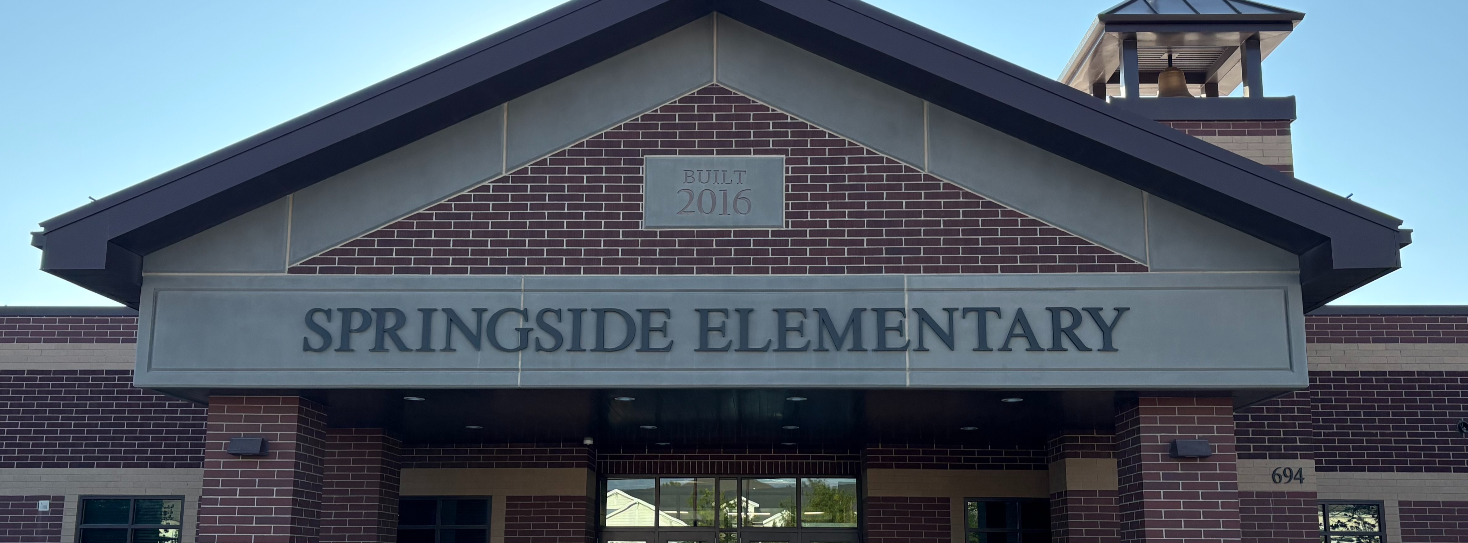 Springside Elementary - front of school