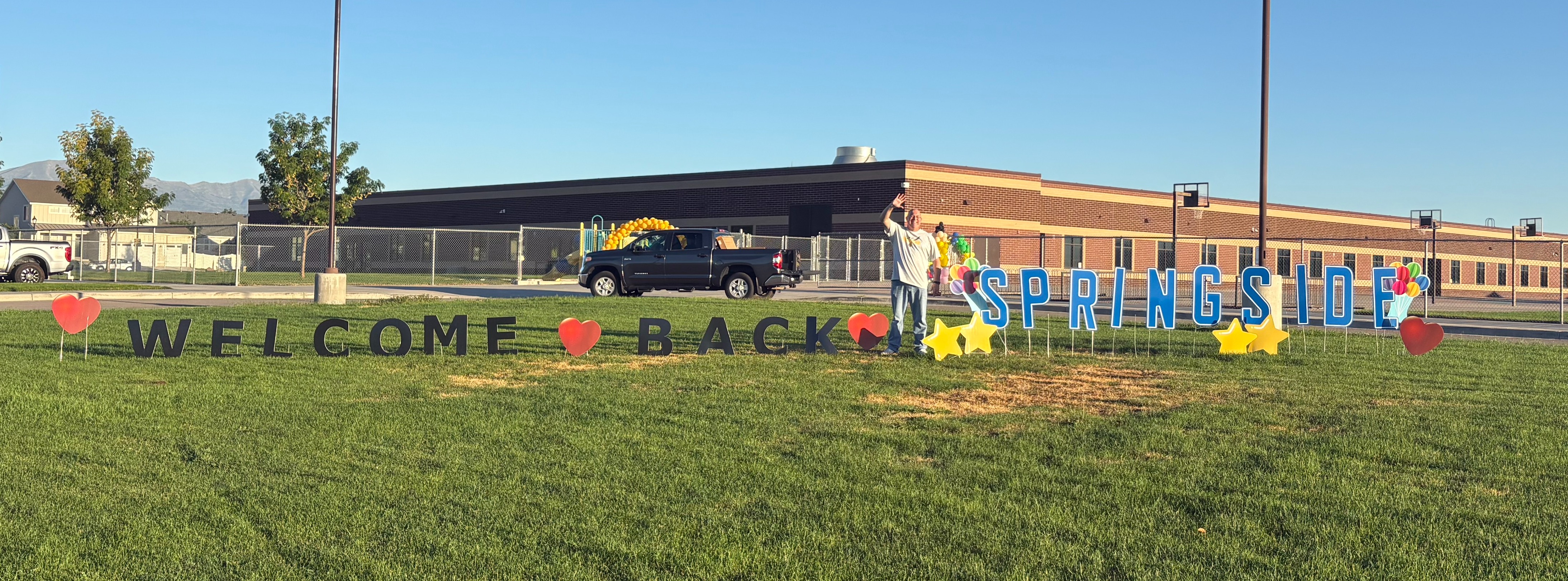 Springside Elementary - front of school