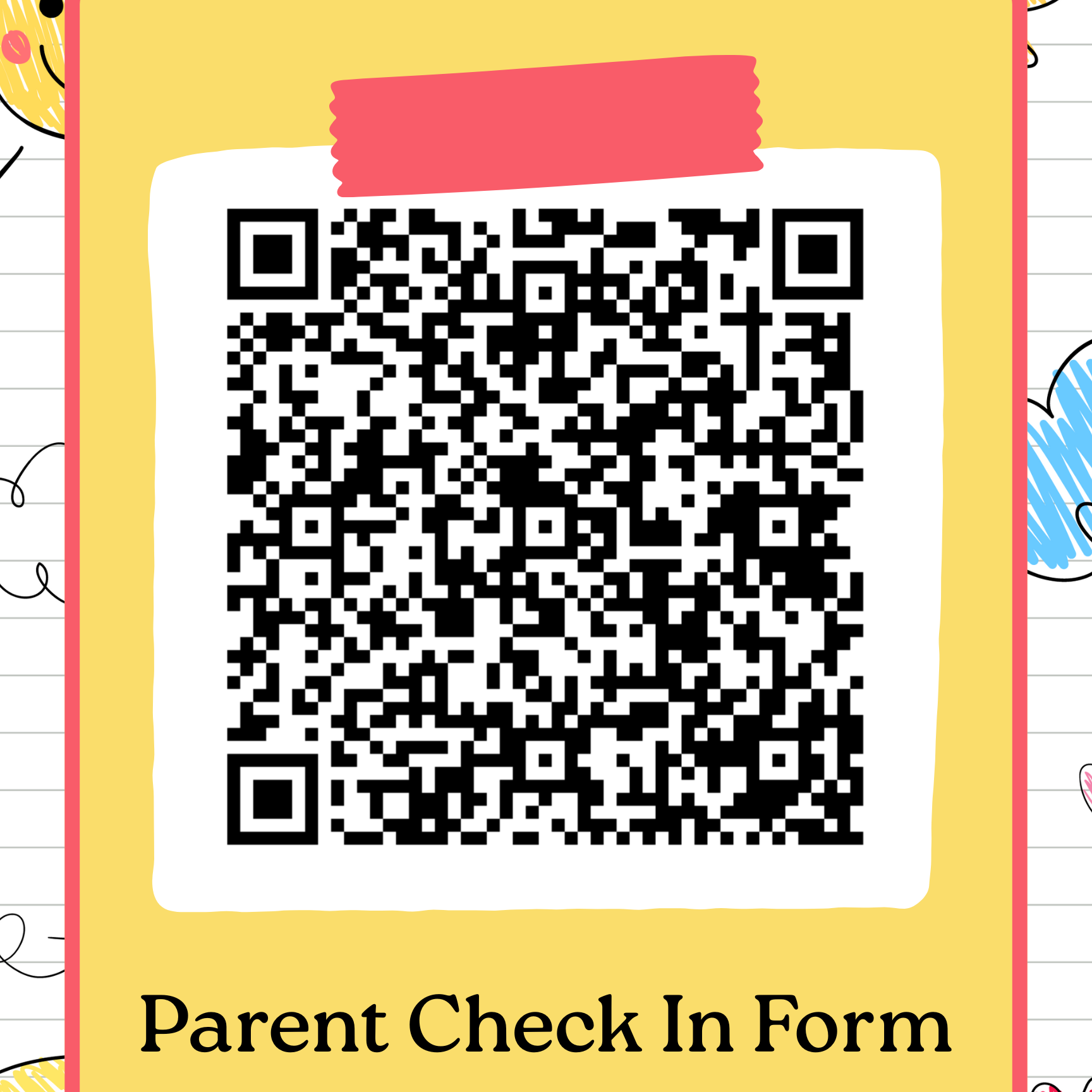Parent Check in Form