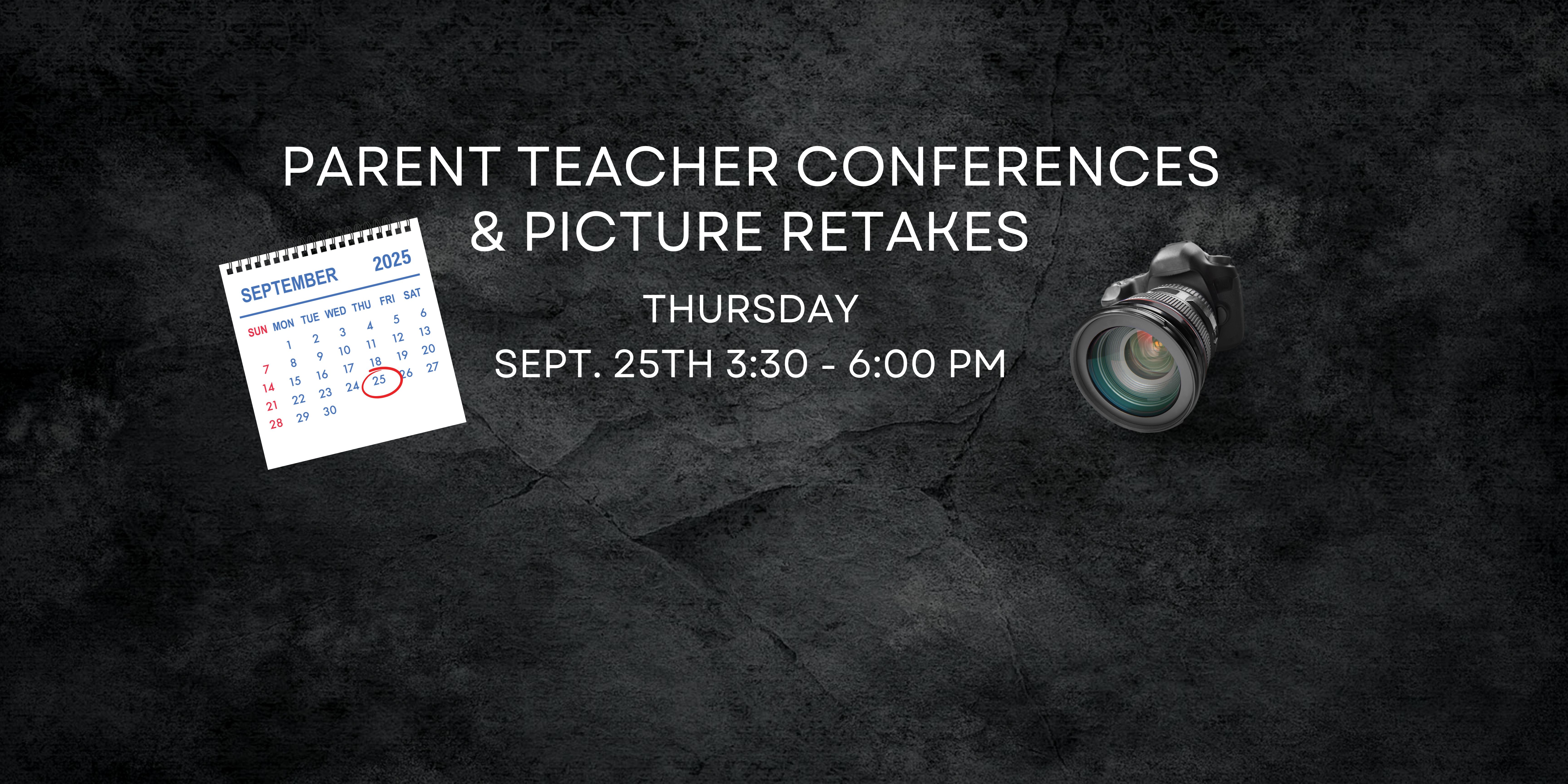 A calendar and a camera