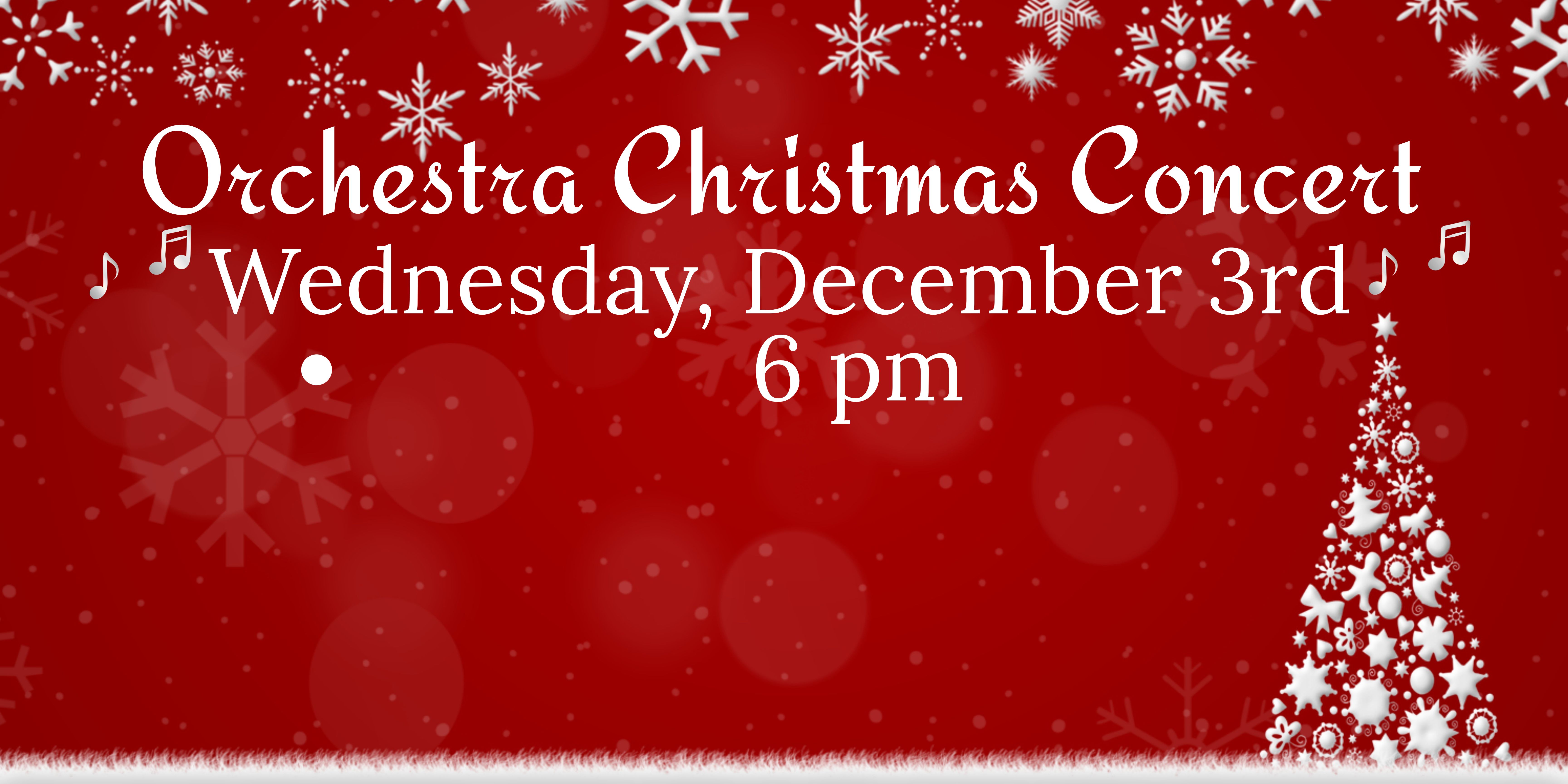 A red background with white snowflakes