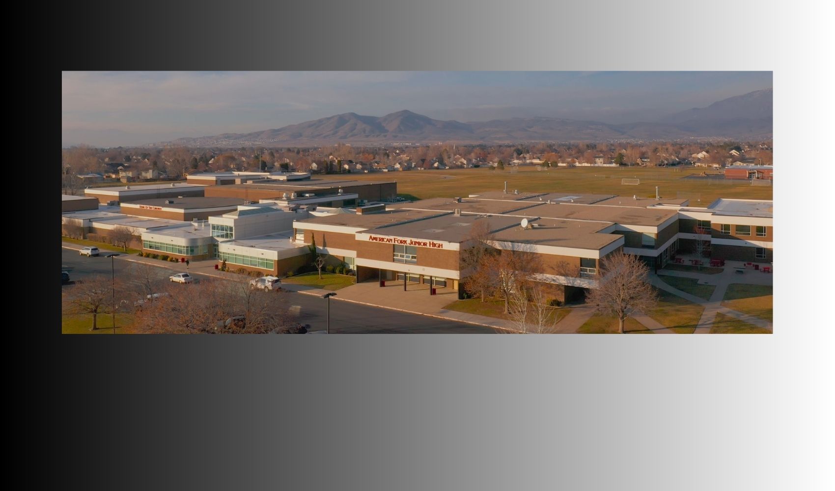 A view of American Fork Jr. High from above