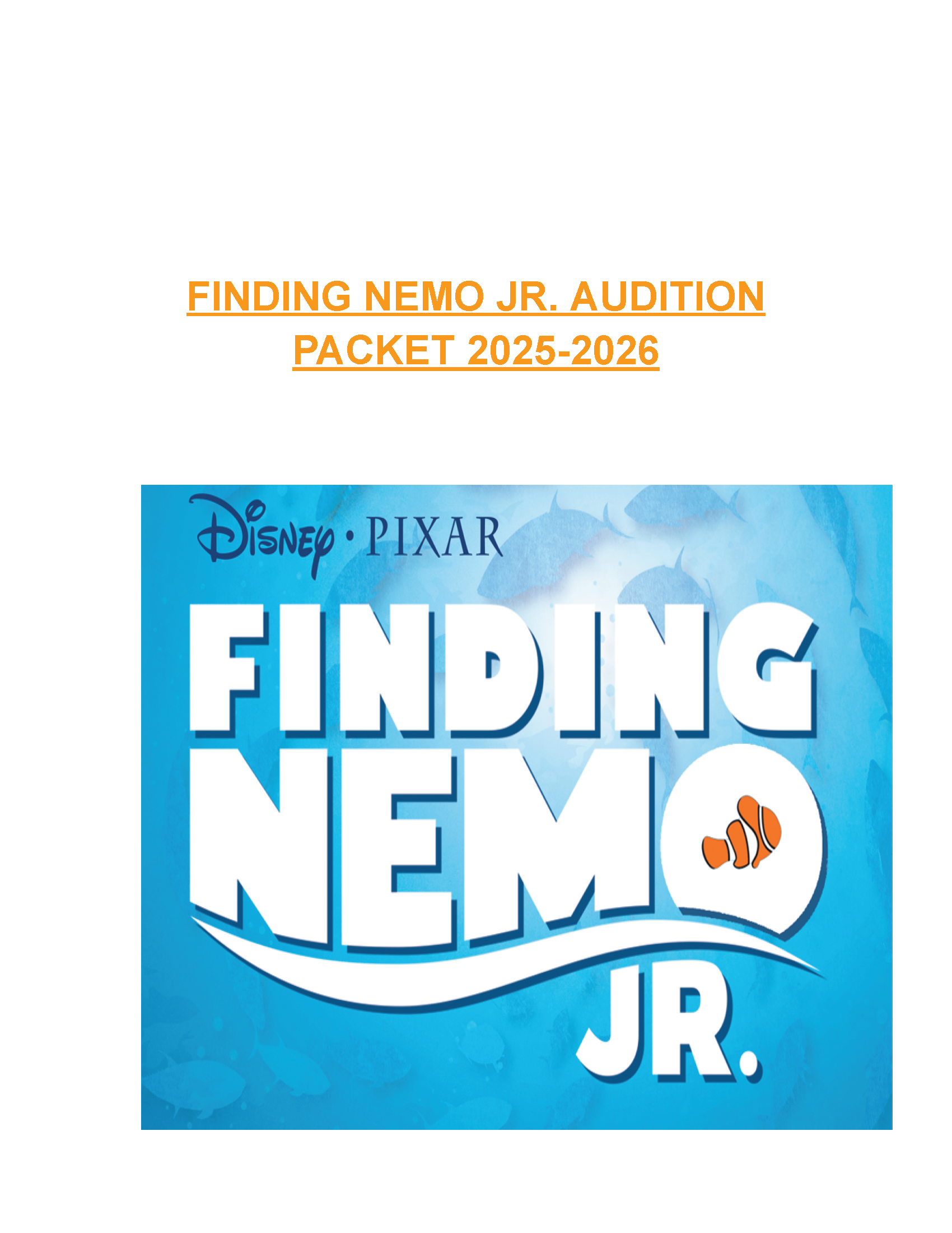 Finding Nemo Jr. Packet_1