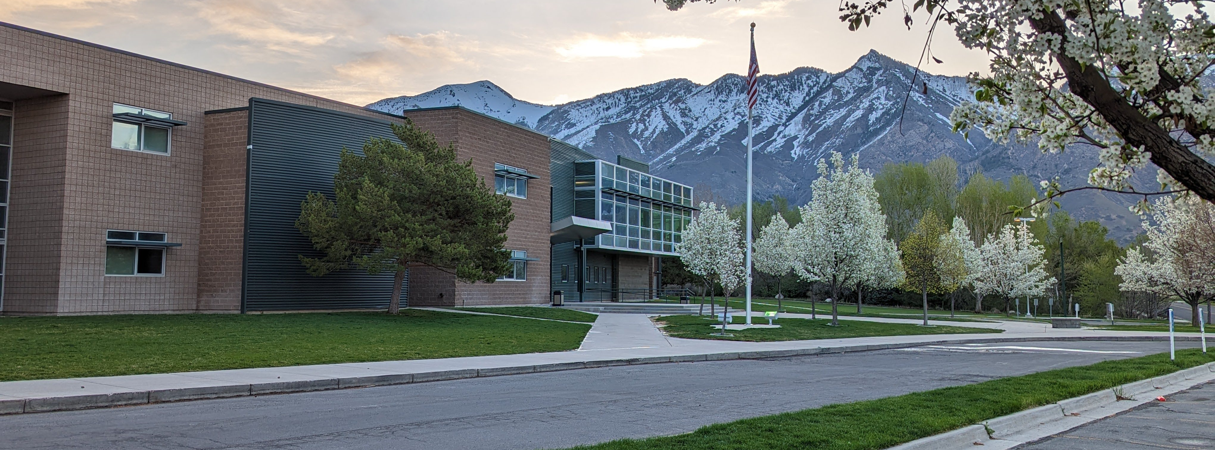 timberline middle school on a spring morning