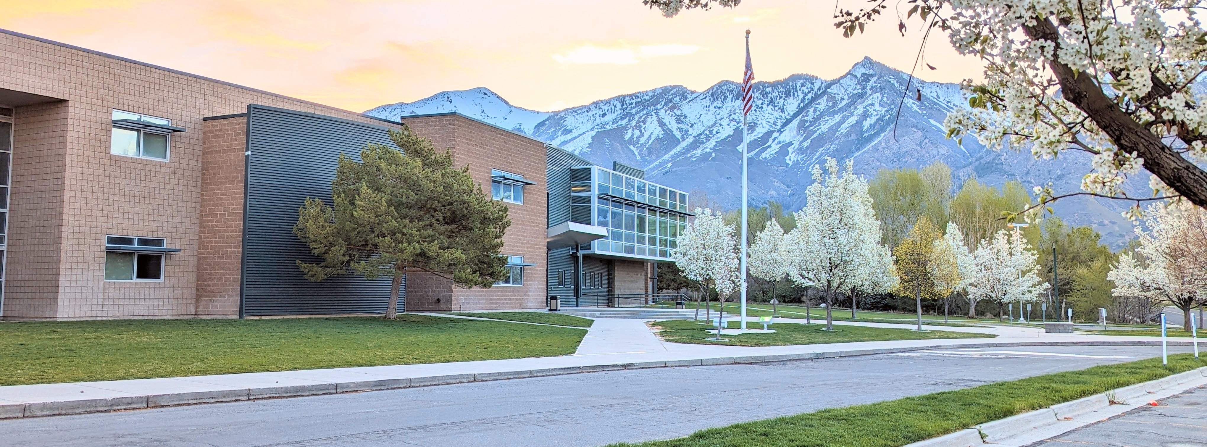 timberline middle school on a spring morning
