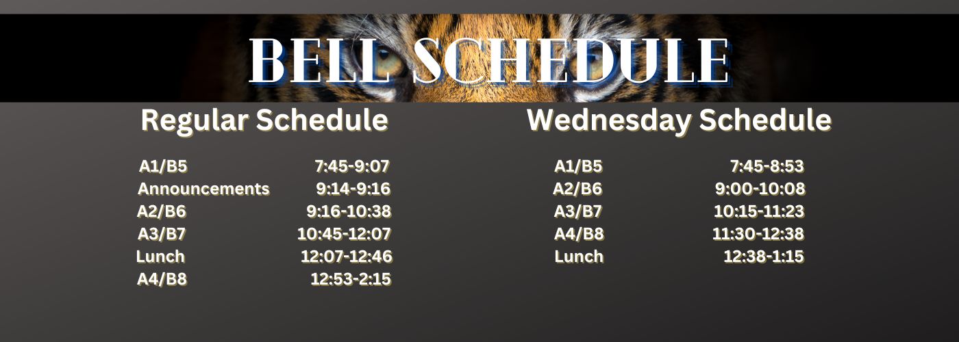 bell schedule