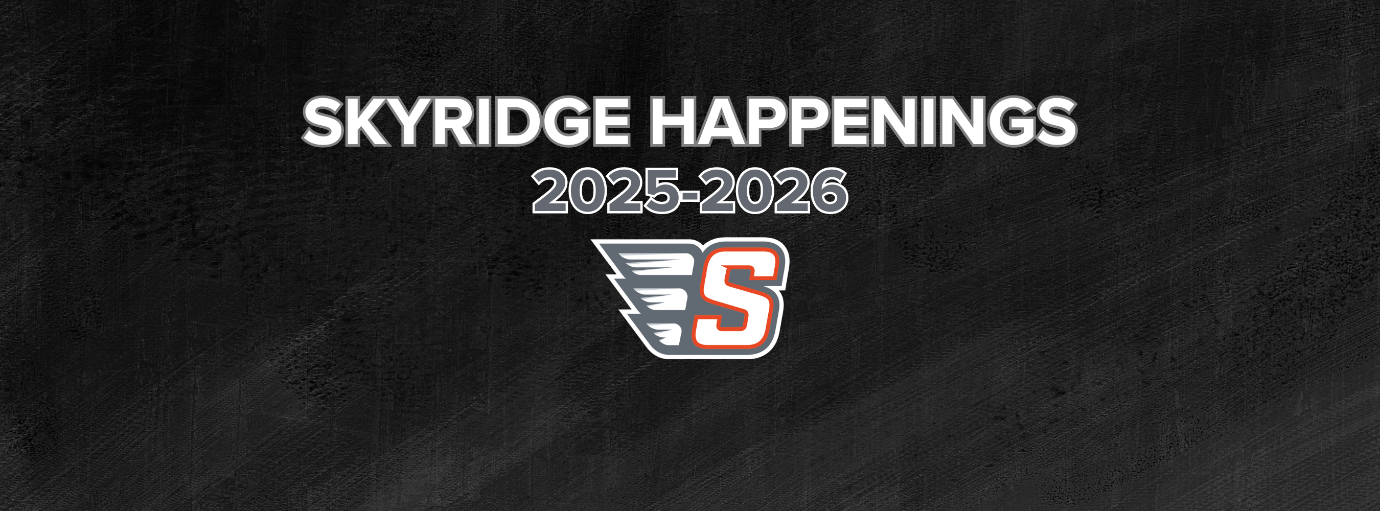 skyridge happenings with S with wings
