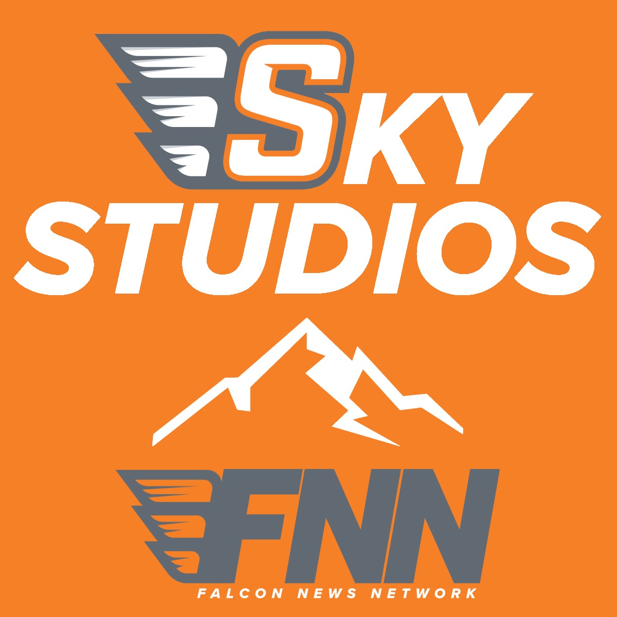 Sky studios with a mountain