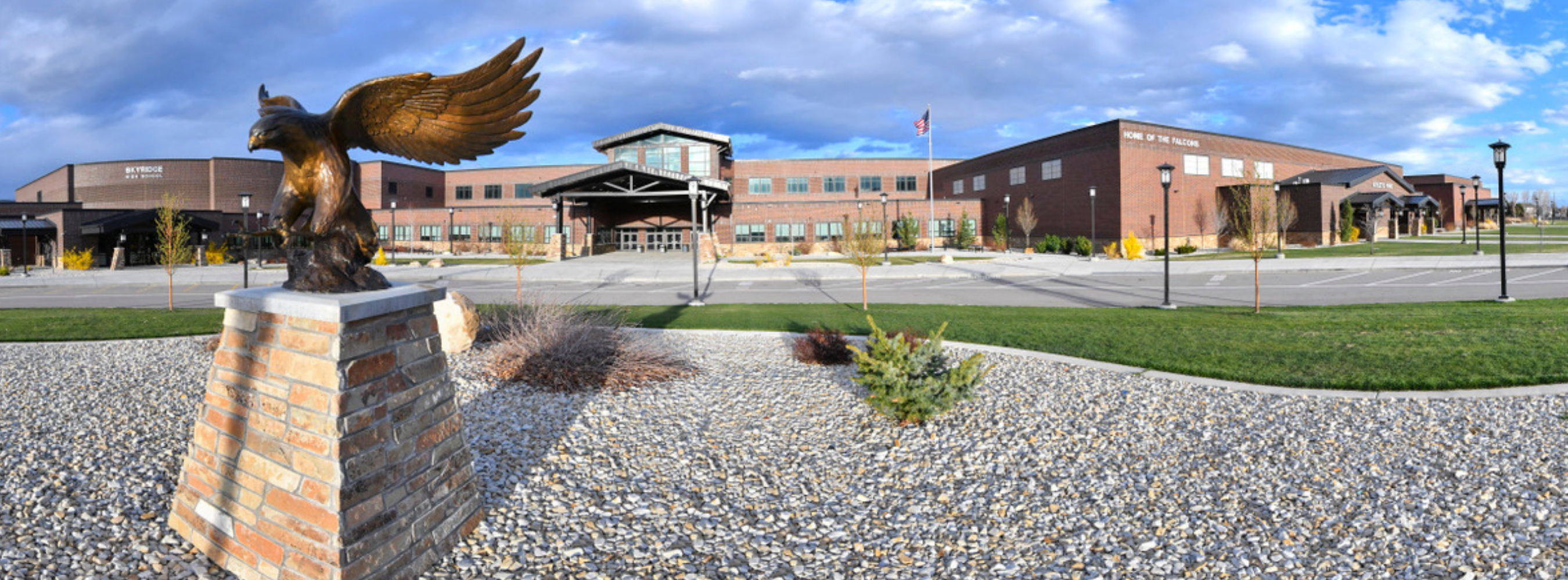 skyridge school building picture blue sky