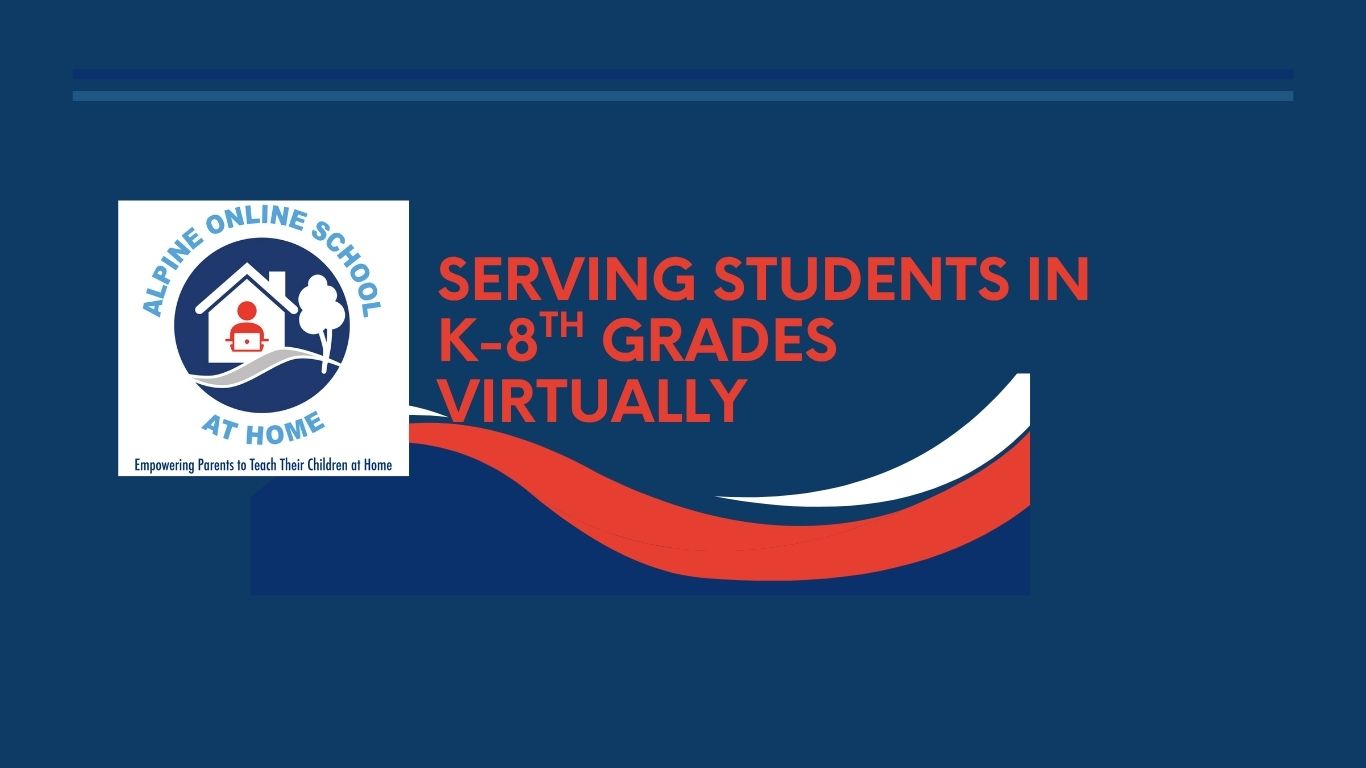 Alpine Online serves students in Kindergarten through 8th grade virtually.