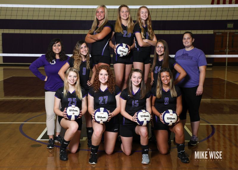 Photo of the 2019-2020 JV Volleyball team.
