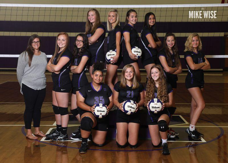 Photo of the 2019-2020 C Volleyball team.