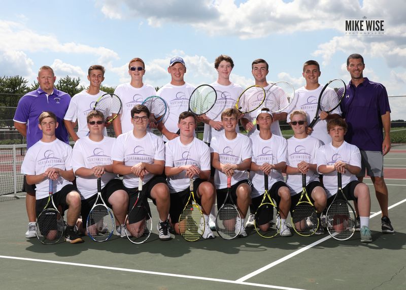 Photo of the 2019-2020 Boys Tennis team.