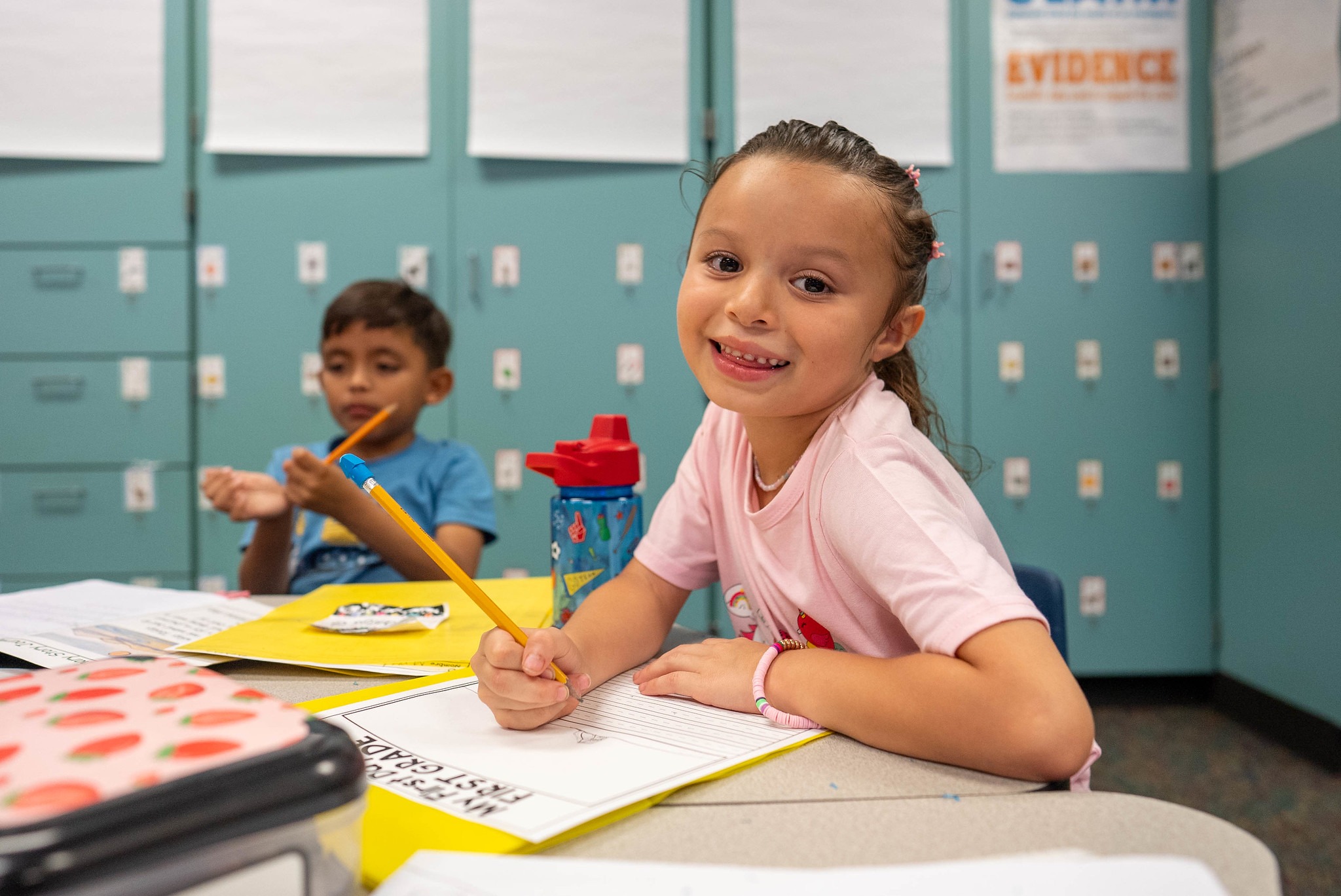 Student smiling