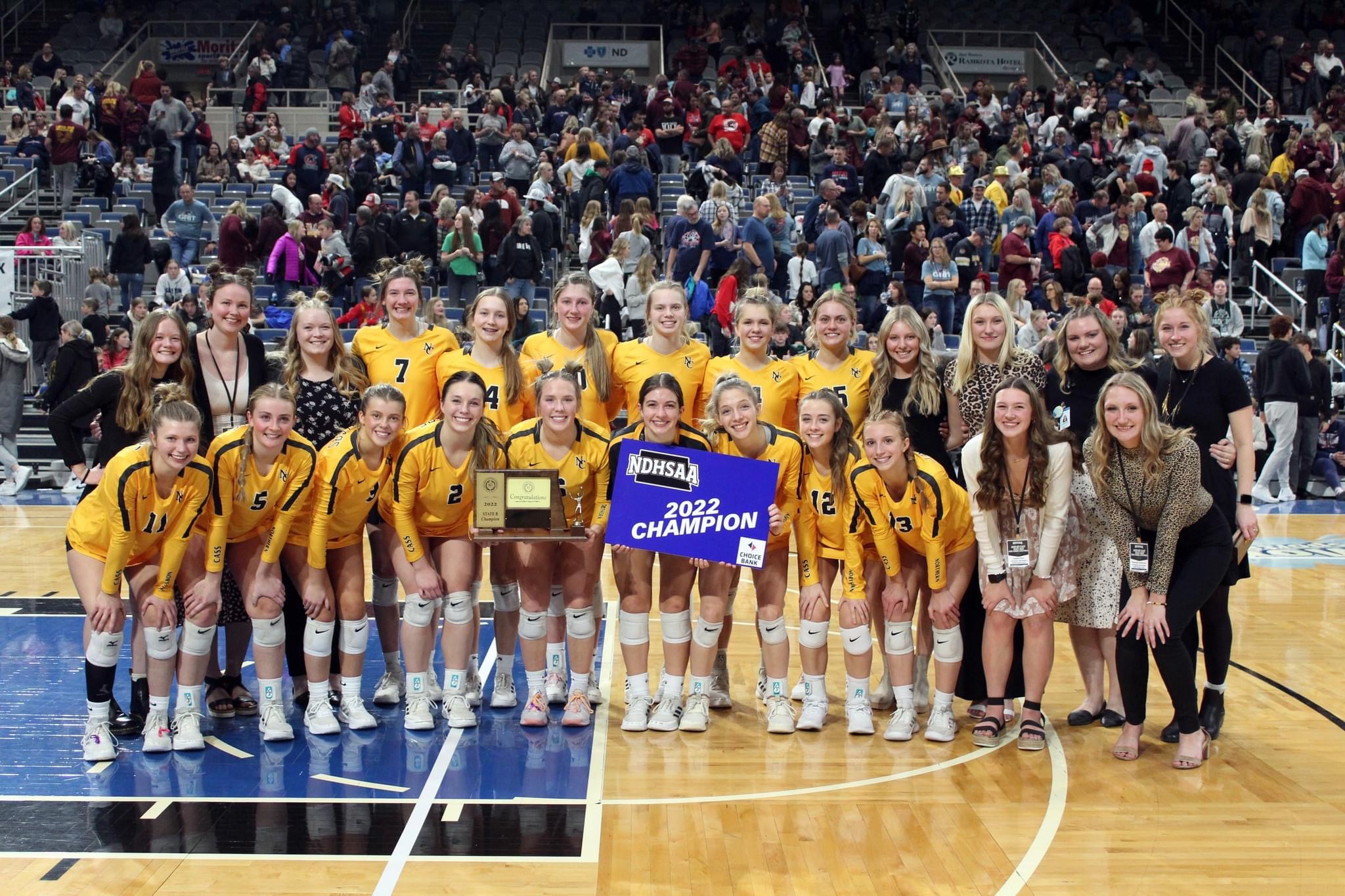 Class B State Volleyball State Champs