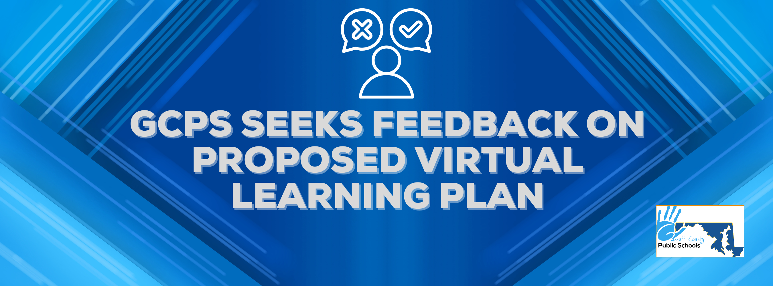 Graphic highlighting the feedback period for the virtual learning plan.