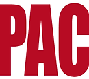 PAC logo featuring bold red lettering on a white background.