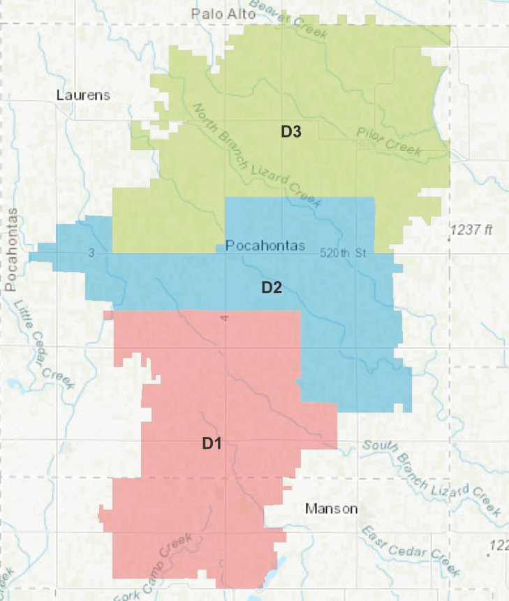 Districts Areas