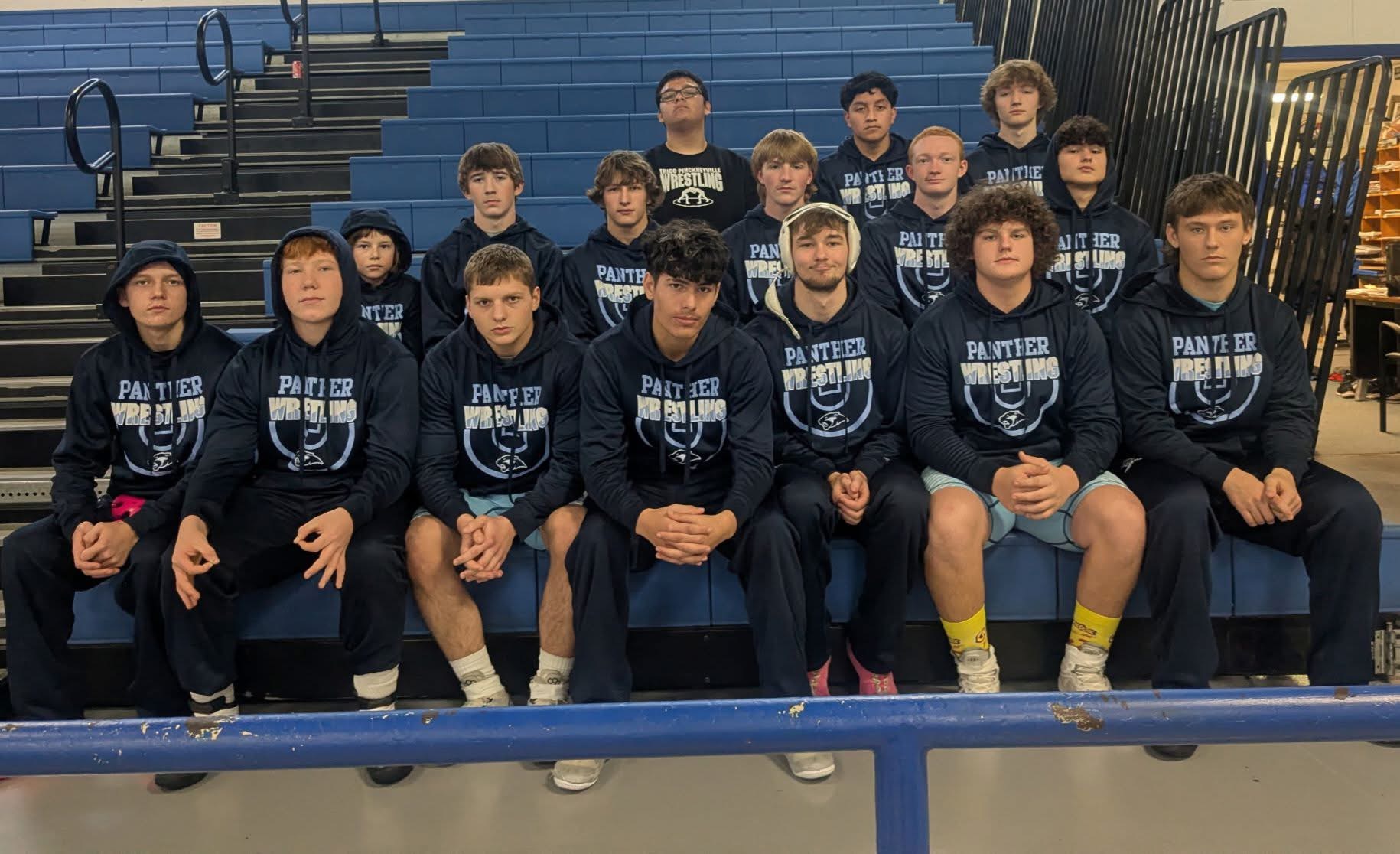 Panther Wrestling competes in the first SIRR Confrence Tri of the year
