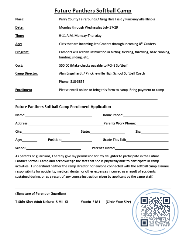 Softball camp