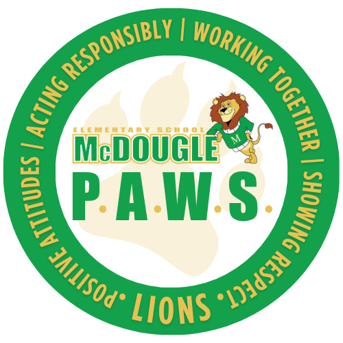 McDougle Elementary core values seal