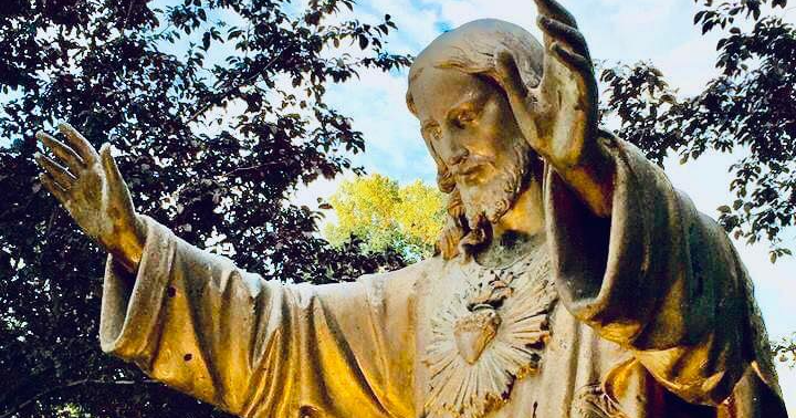 Sacred Heart of Jesus Statue at Sacred Heart of Jesus Church Bowmansville NY