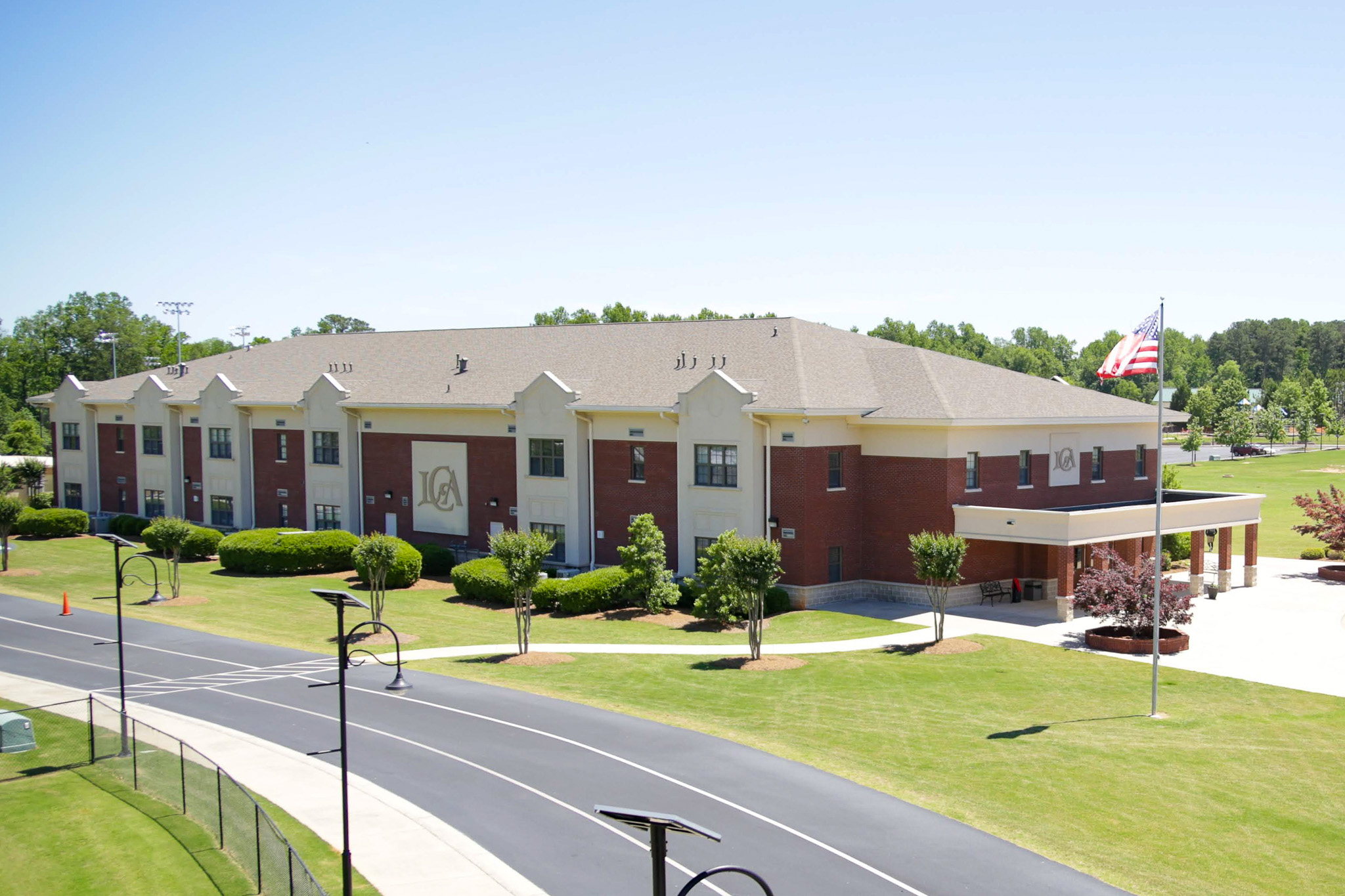 An academic building on LCA's campus