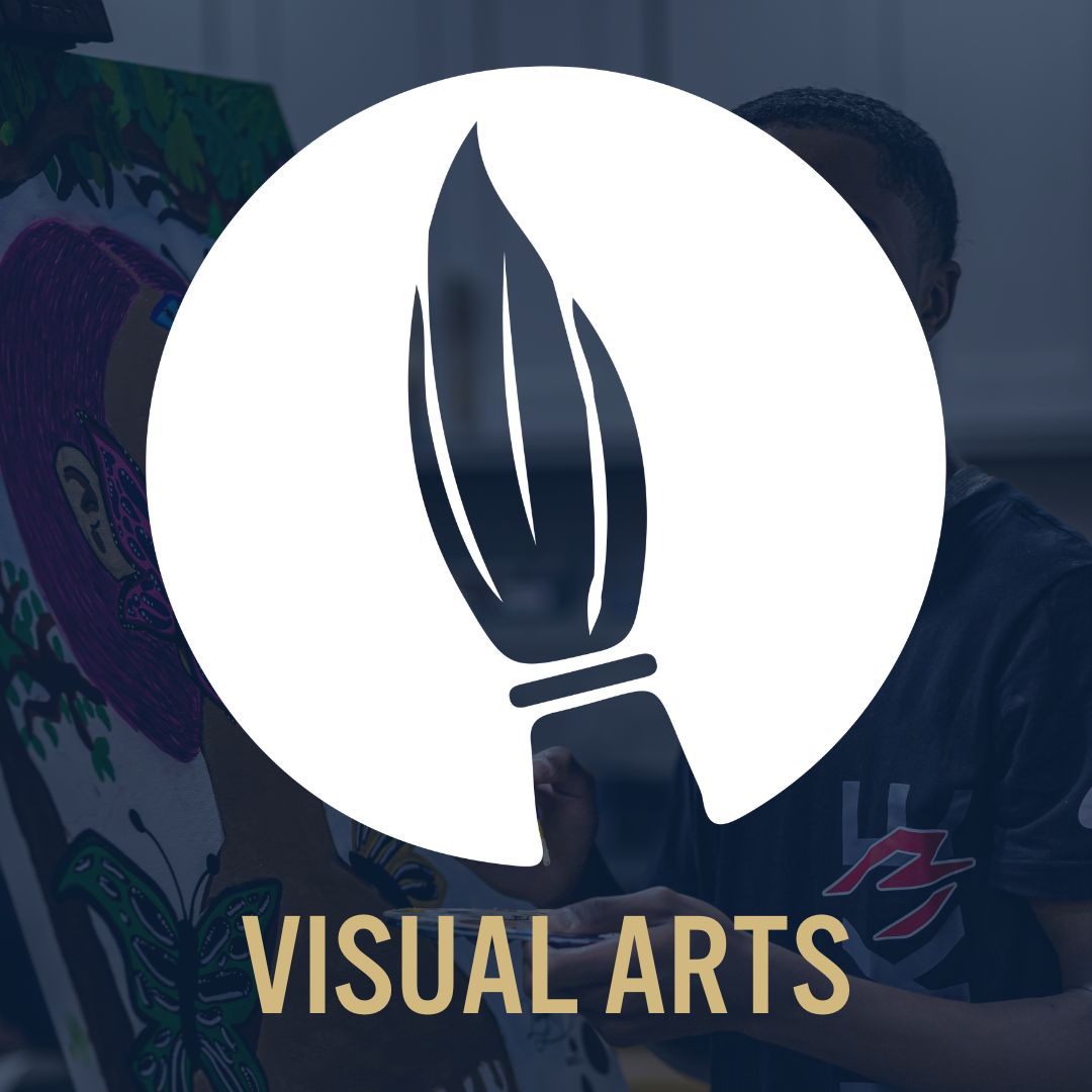 Paintbrush logo for Visual Arts
