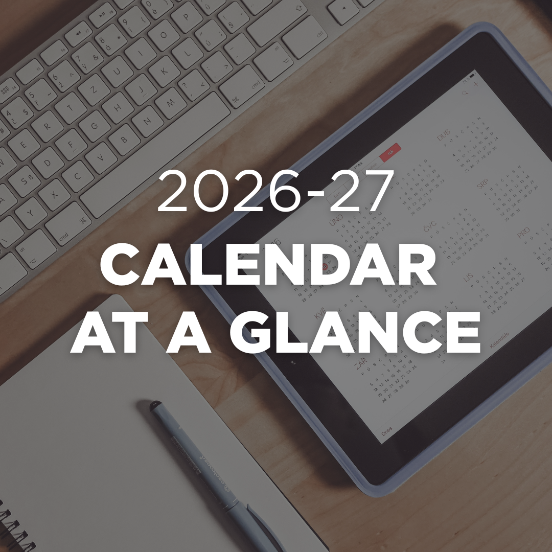 calendar at a glance