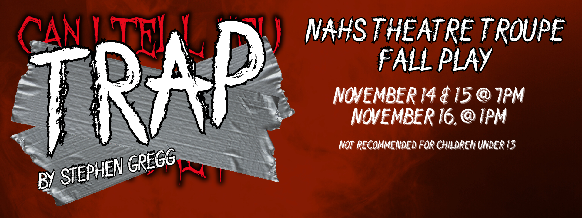 NAHS Theatre Troup Flyer