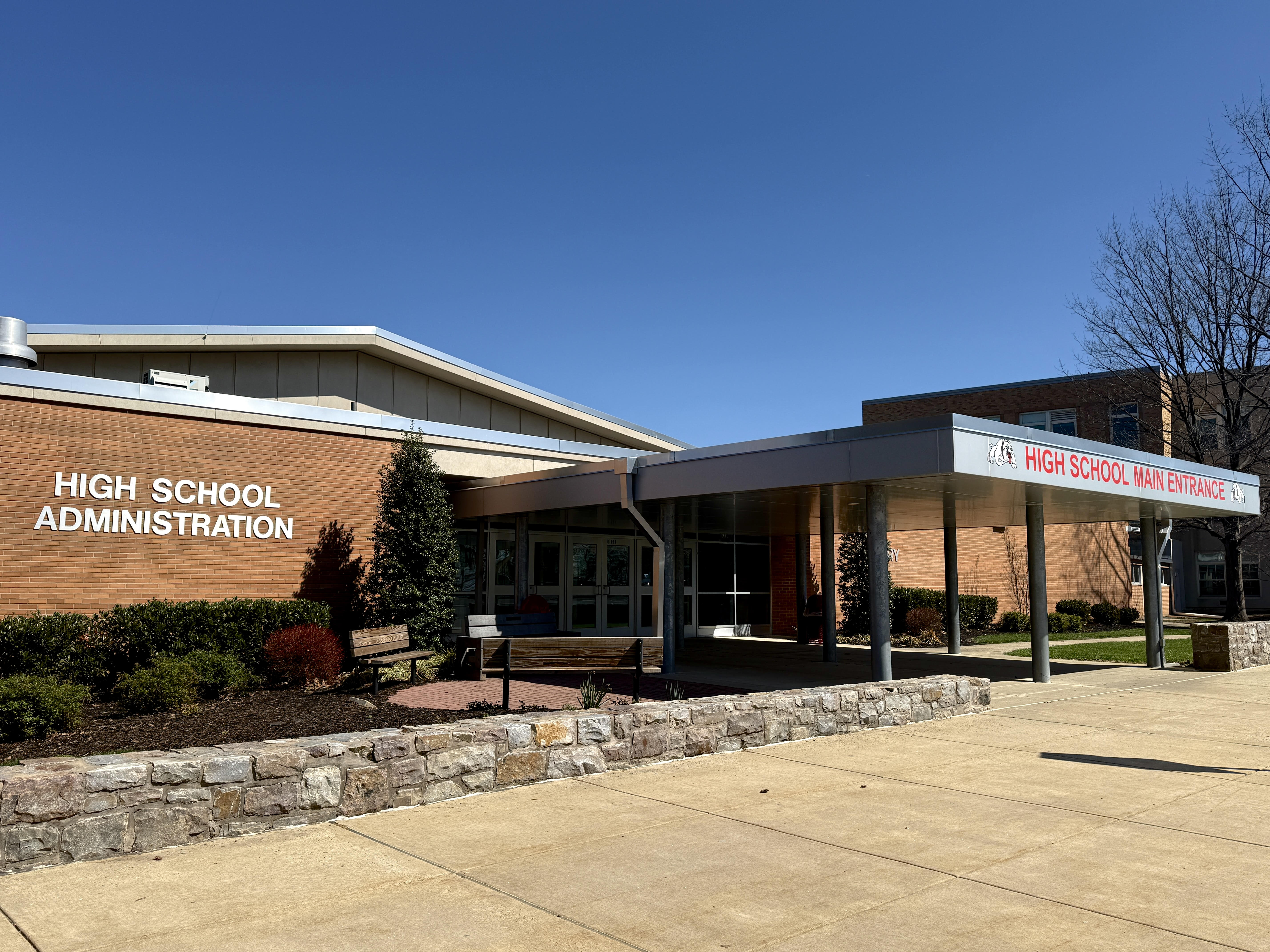 Wilson High school main entrance