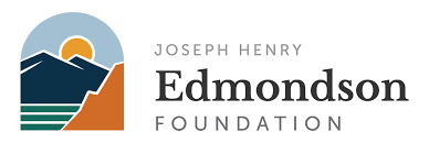 A logo featuring stylized mountains and a sun, with the text 'Joseph Henry Edmondson Foundation' prominently displayed.