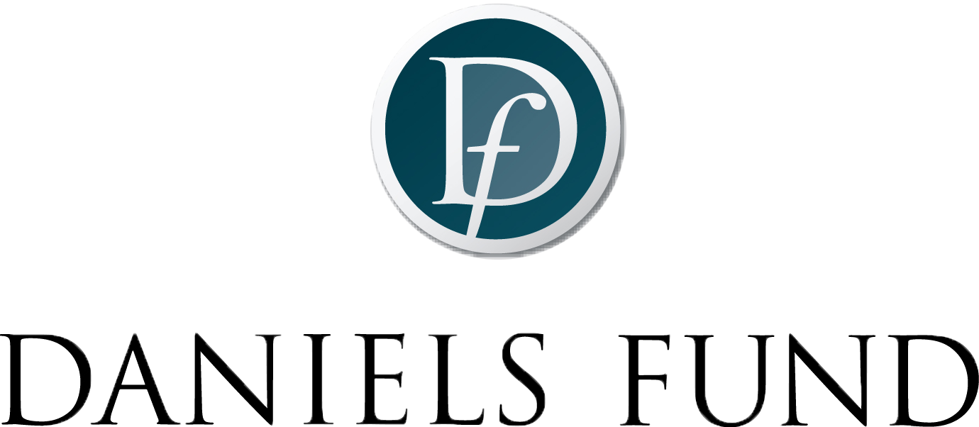 A logo featuring the letters 'D' and 'f' in a circular design, with the text 'DANIELS FUND' below it.