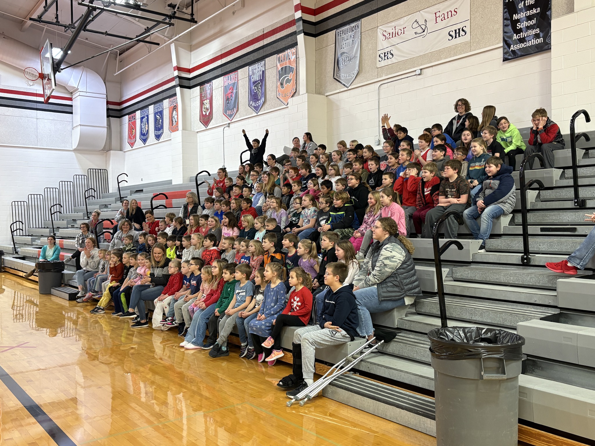 Students in Gym