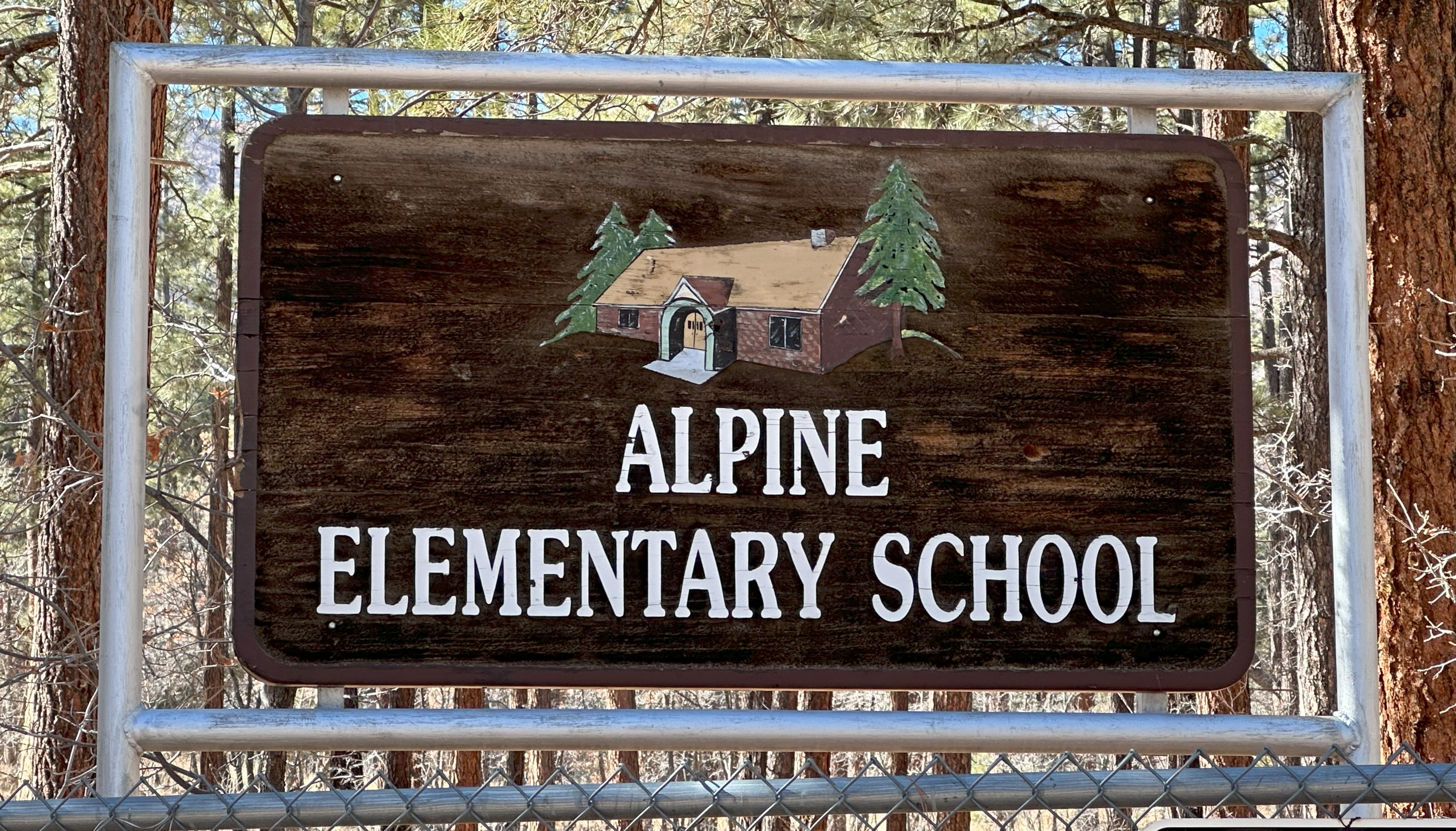 Alpine Elementary Sign