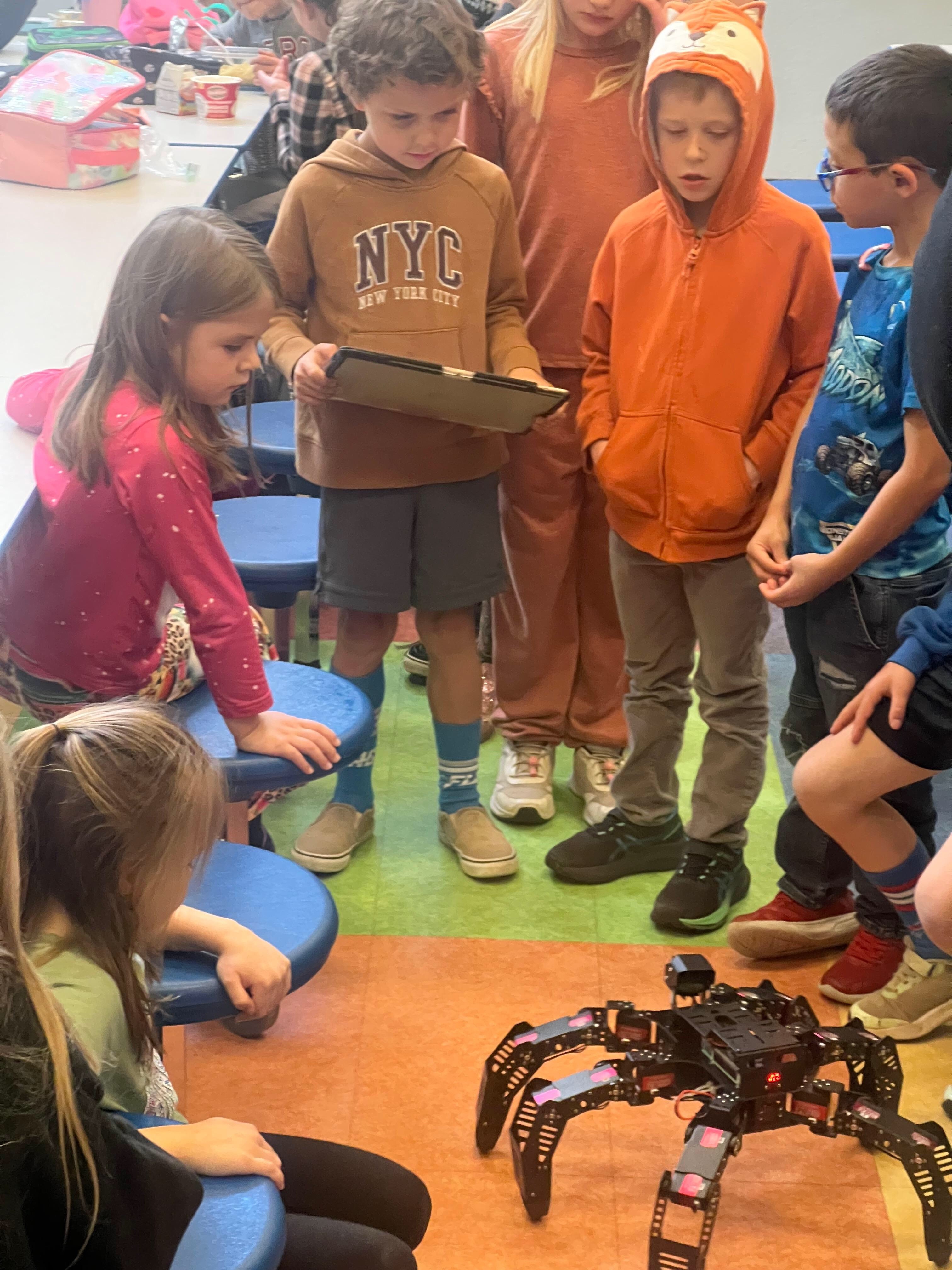kids with robotics