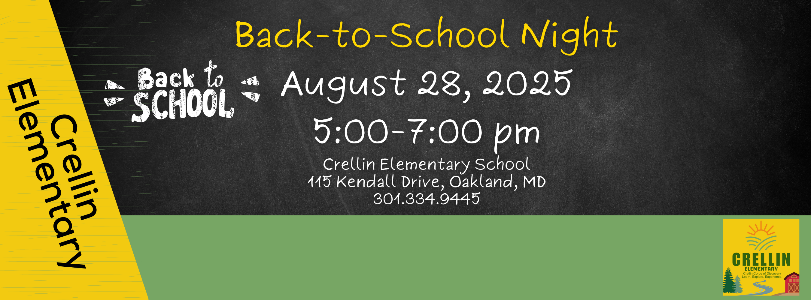 Graphic highlighting Back-to-School night for the 2025-26 school year.